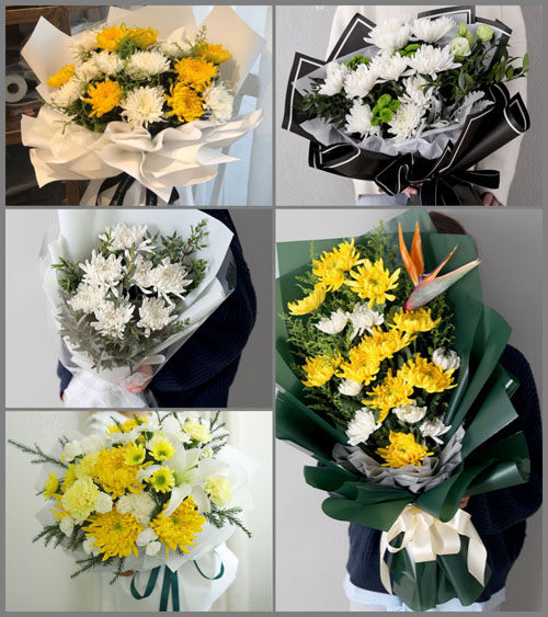 湖北黄冈市黄梅县濯港镇蔡垸村白事花束代送